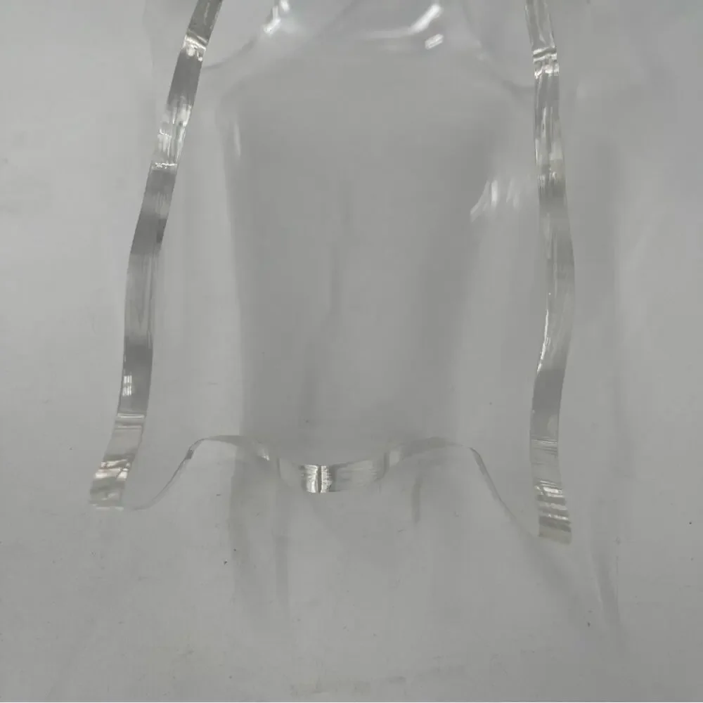 VINTAGE Acrylic Swan Towel Holder Bathroom Multi Use Home Decor Feminine Table